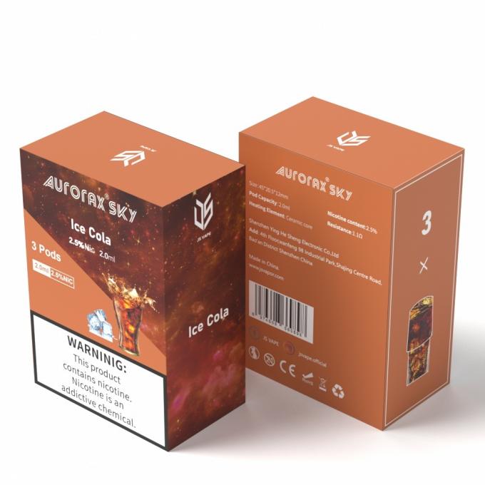 New Arrival Vape Pen Light Aurorax Sky with Replaceable Pods Rechargeable Battery
