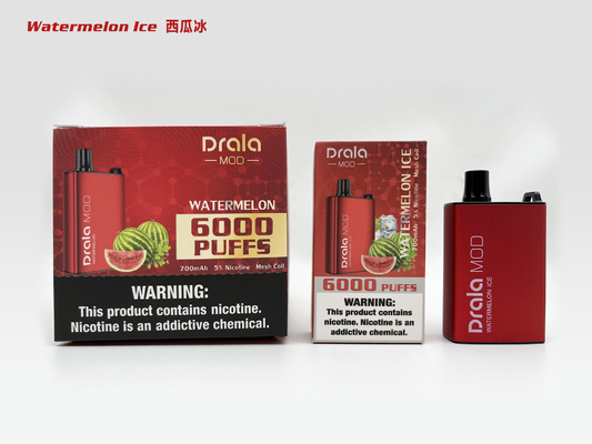 8.5ml Metal Electronic Health Cigarette Pod 6000 Puff Vape